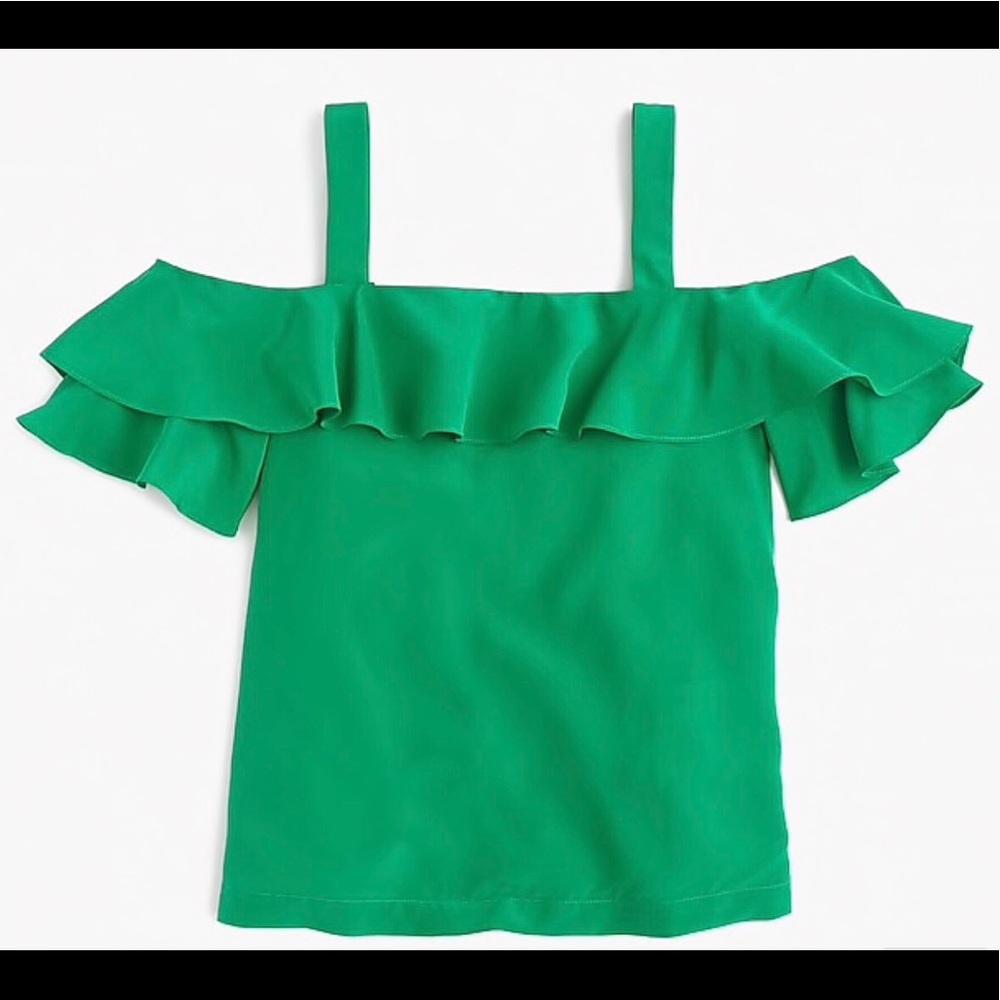 J. Crew Cold Shoulder Top
